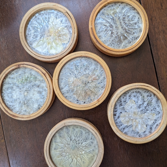 Vintage butterfly coasters - Picture 6 of 7